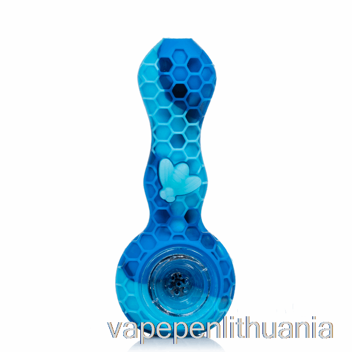 Stratus Bee Silikoninis šaukštas Marmurinis Mėlynas (baby Blue / Blue) Vape Skystis